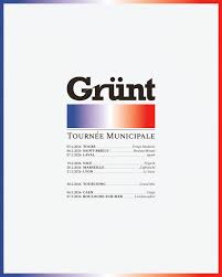 Grünt - « Tournée municipale »